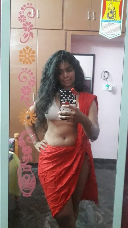 blindfolded Indian girl nude in bed for