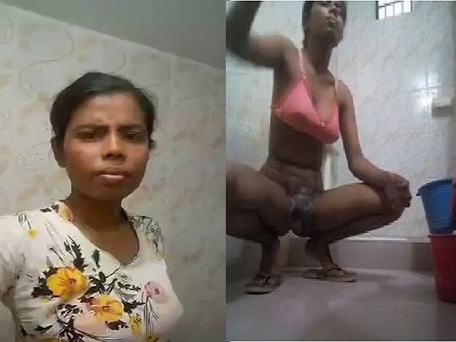 girlfriend shaving pussy recorded for